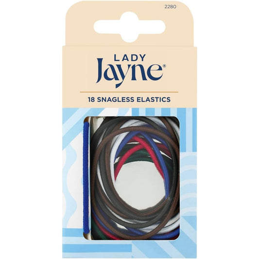 Lady Jayne Snagless Elastics 18 Pack