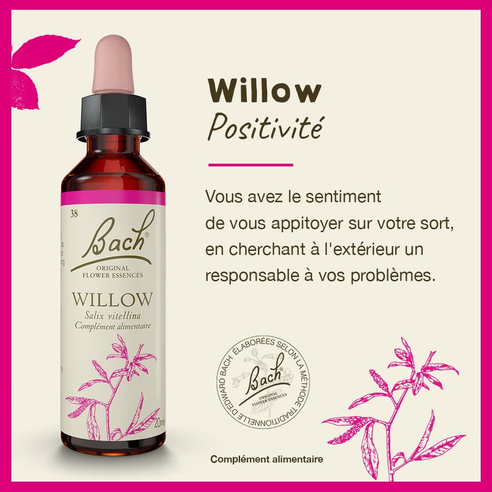 Bach Flower Remedies Willow 20ml Bach Flower