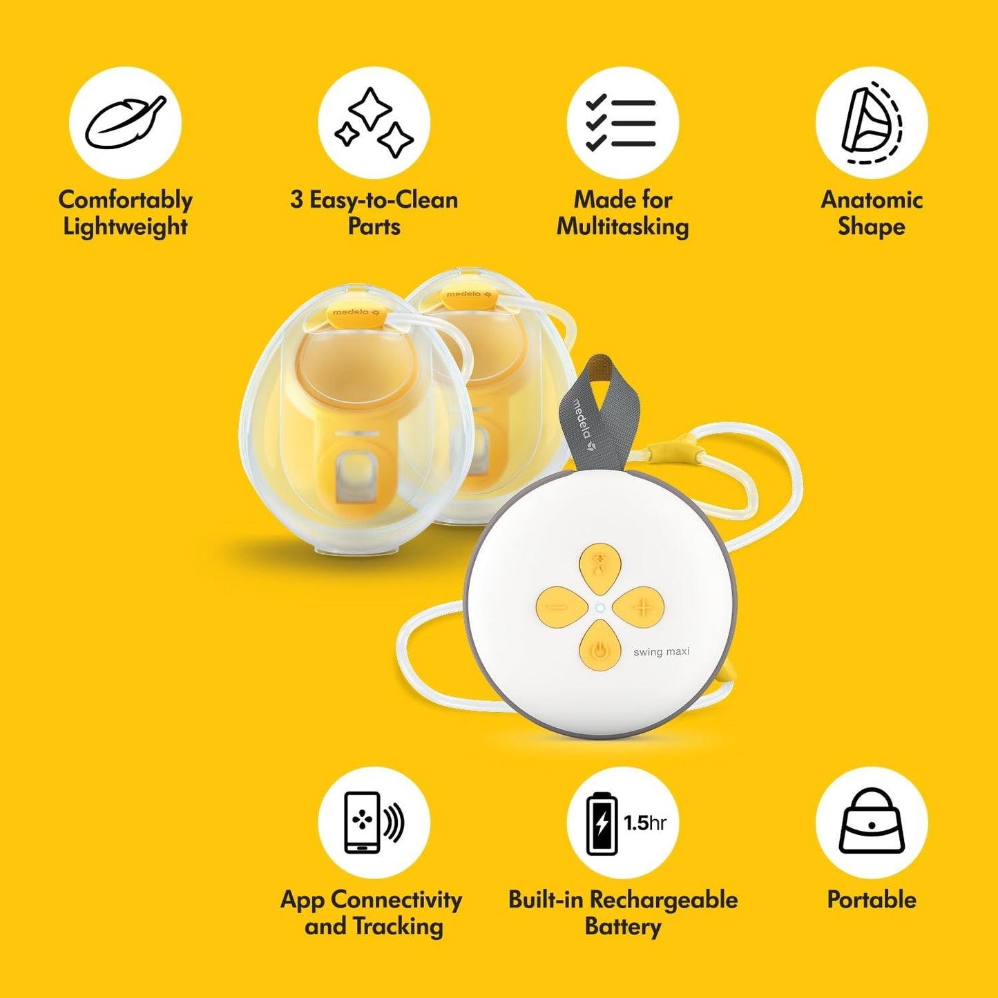 Medela Swing Flex Single Electric Breast Pumpswing Maxi Hands-free Double Electric Breast Pump