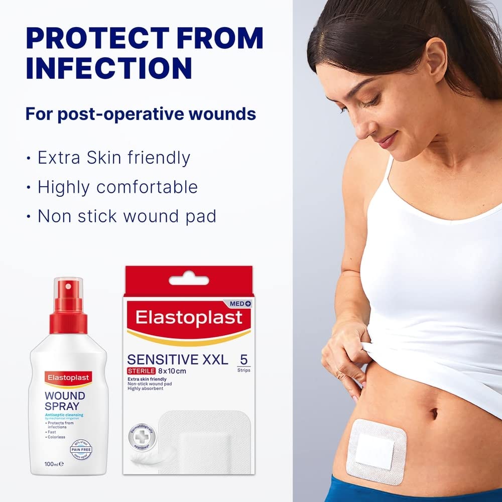 Elastoplast Sensitive Dressing XXL 8x10cm 5 Dressings - Cutprice Online