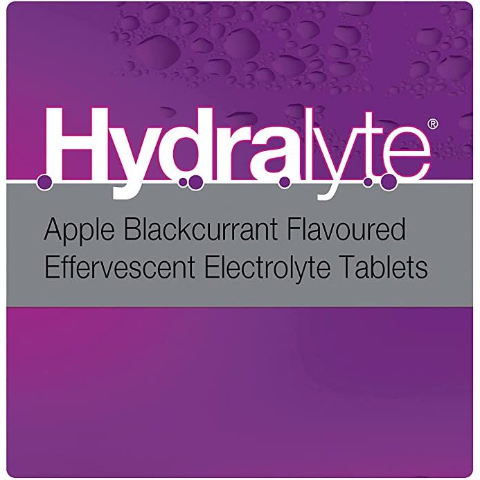 Hydralyte Electrolyte Effervescent Apple Blackcurrant 20 Tablets - Cutprice Online