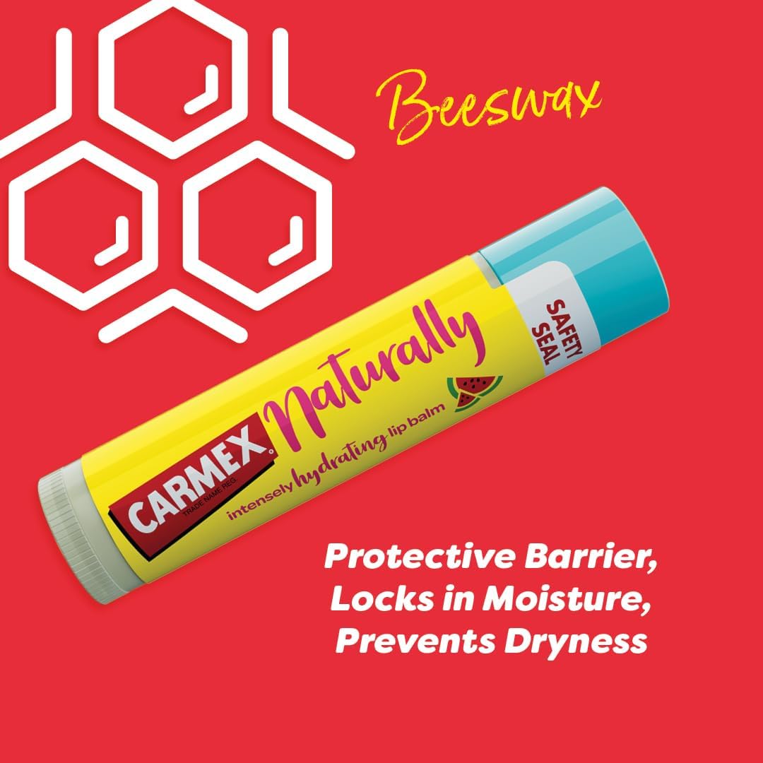 Carmex Naturally Intense Hydrating Lip Balm Watermelon 4.2g - Cutprice Online