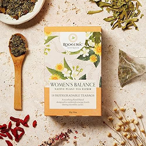 Roogenic Australia Women's Balance (Native Plant Tea Elixir) x 18 Tea Bags - Cutprice Online