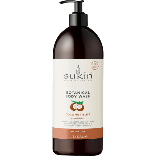 Sukin Botanical B/wsh Coco Bliss 1l