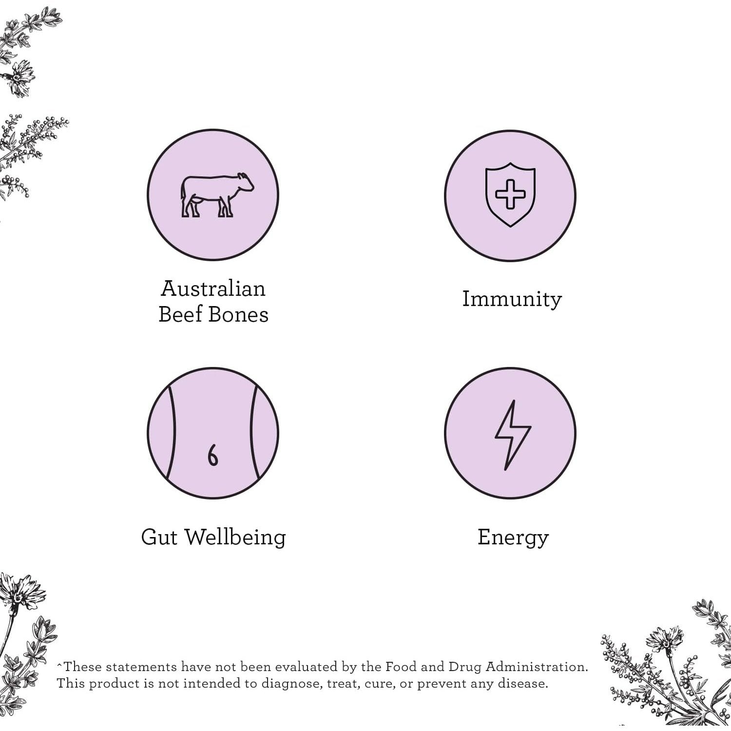 Nutra Organics Bone Broth Beef Adaptogenic Mushrooms 125g - Cutprice Online