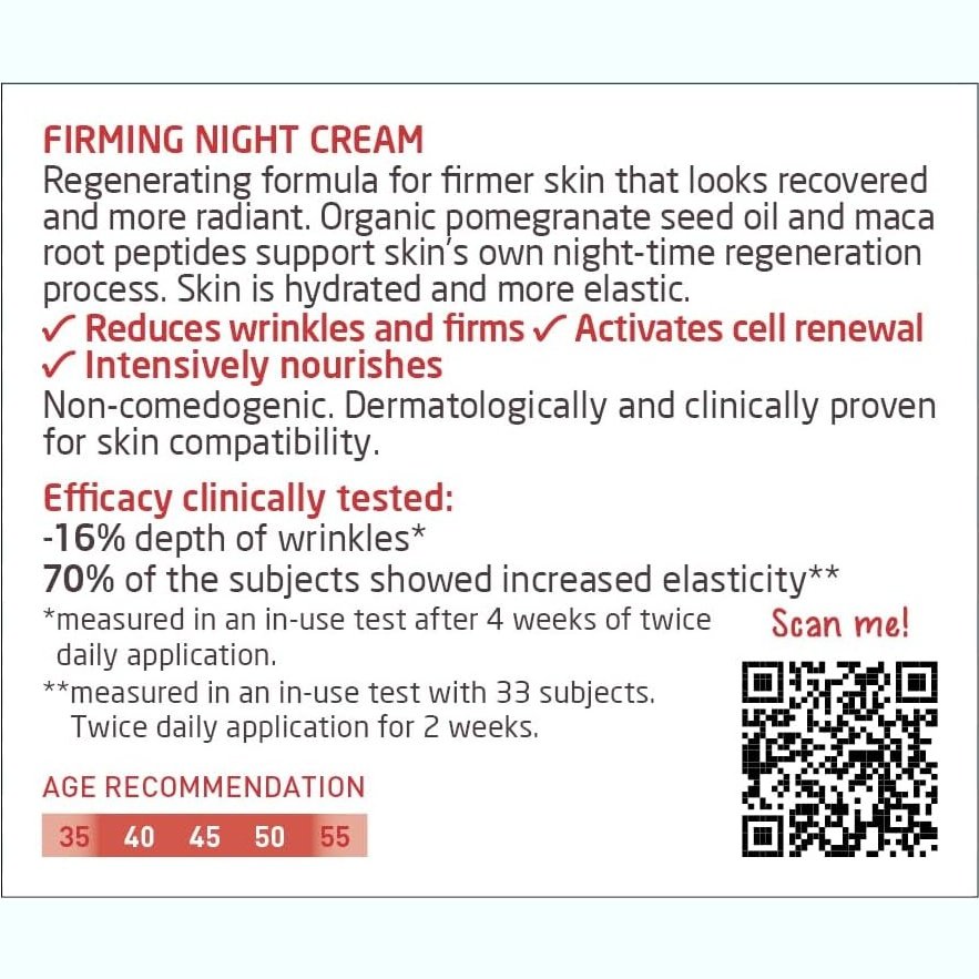 WELEDA Firming Night Cream Pomegranate & Maca Peptides 40ml - Cutprice Online