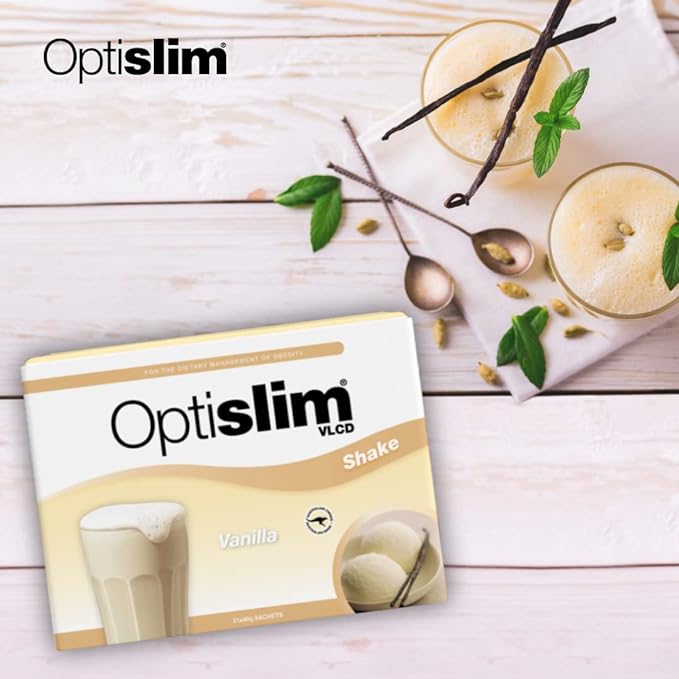 Optislim VLCD Meal Replacement Shake Vanilla 21x43g Sachets - Cutprice Online
