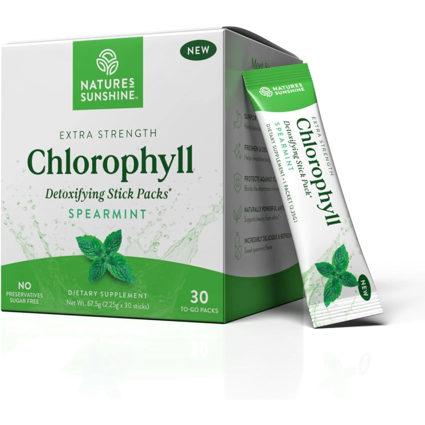 Nature's Sunshine Chlorophyll Detoxifying Sticks 30s - Cutprice Online
