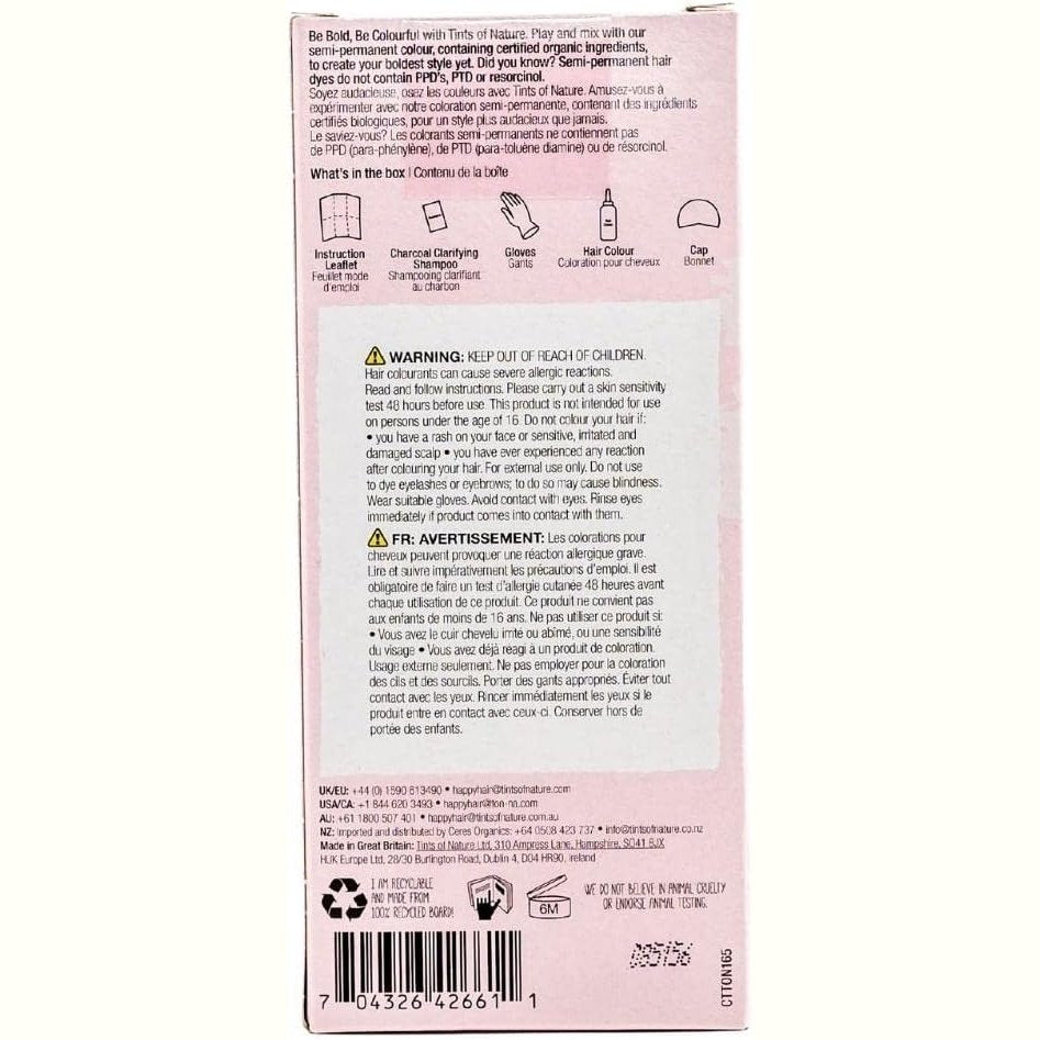 Tints of Nature Bold Colours (Semi-Permanent Hair Colour) Pink 70ml - Cutprice Online