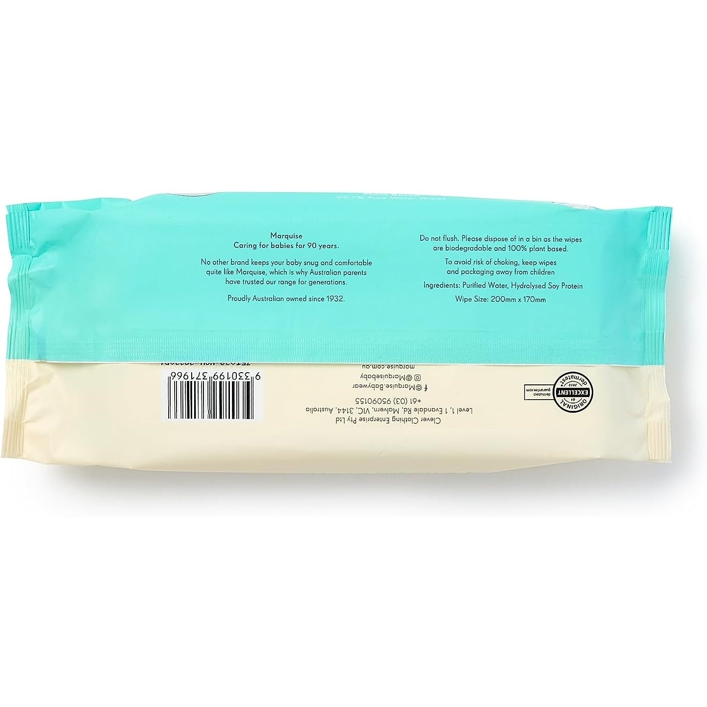 Marquise Plant Based 99.7% Pure Water Wipes x 64 Pack - Cutprice Online