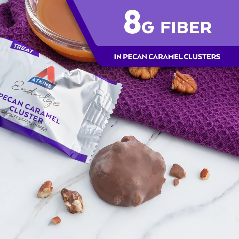 Atkins Pecan Caramel Clusters 10pk