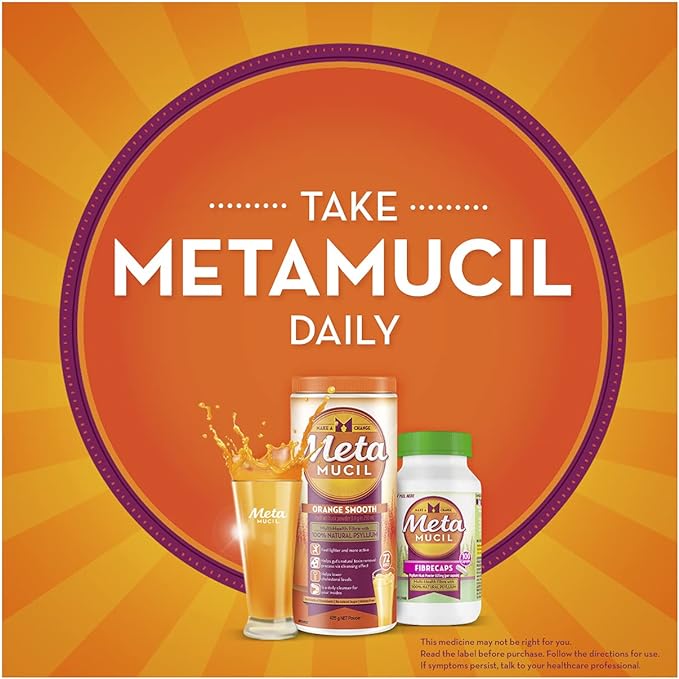 Metamucil Daily Fibre Supplement Fibre Caps 300 Capsules - Cutprice Online