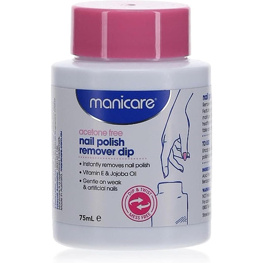 Manicare Acetone Free Nail Polish Remover Dip 75mL