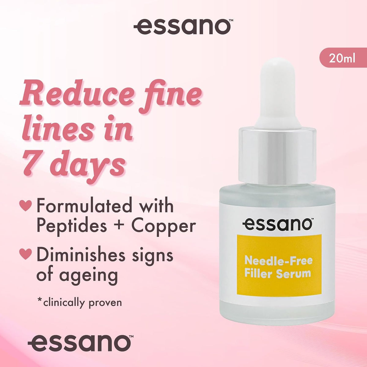 Essano Needle Free Filler Concentrated Serum 20ml