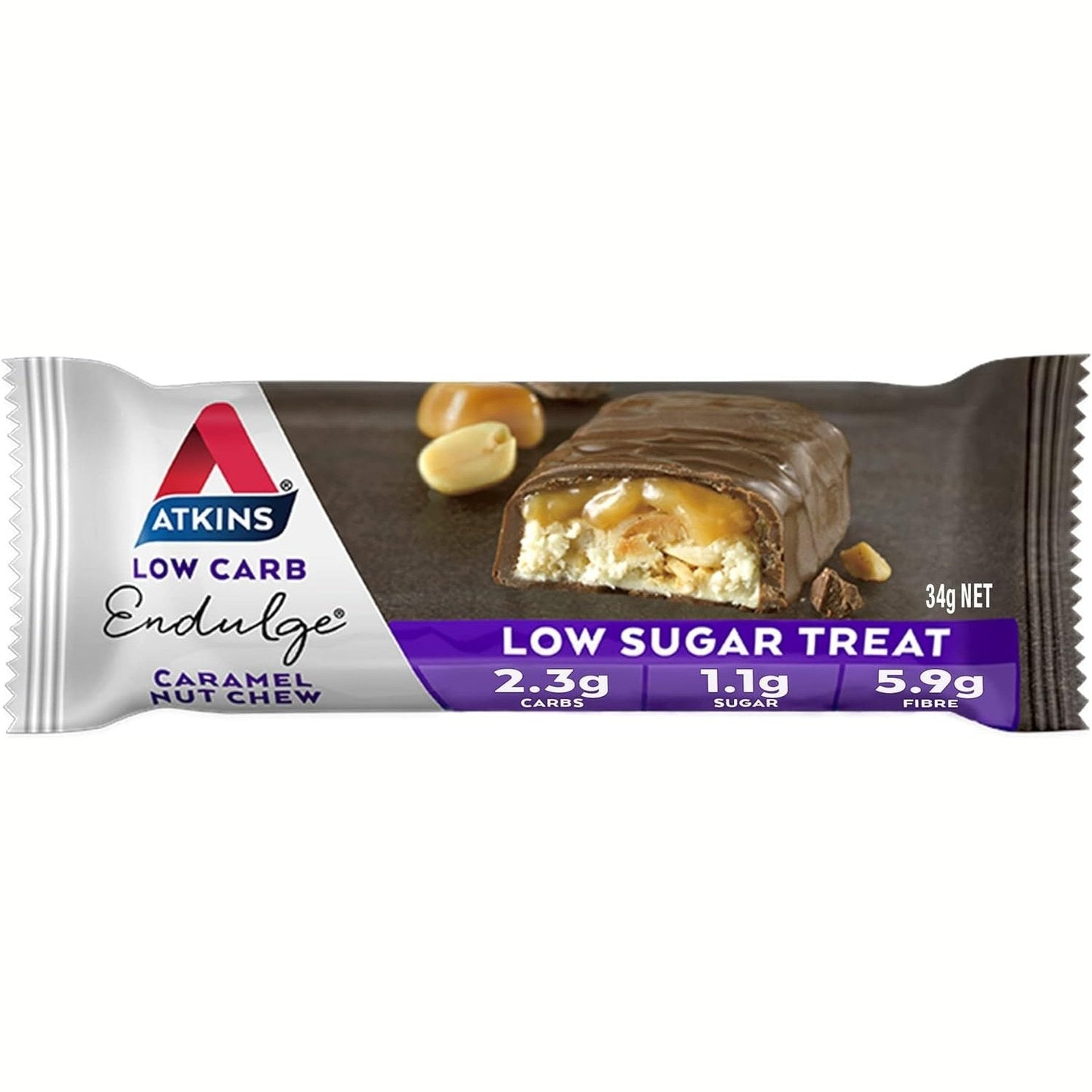 Atkins Endulge Caramel Nut Chew 170g 5 Pack - Cutprice Online