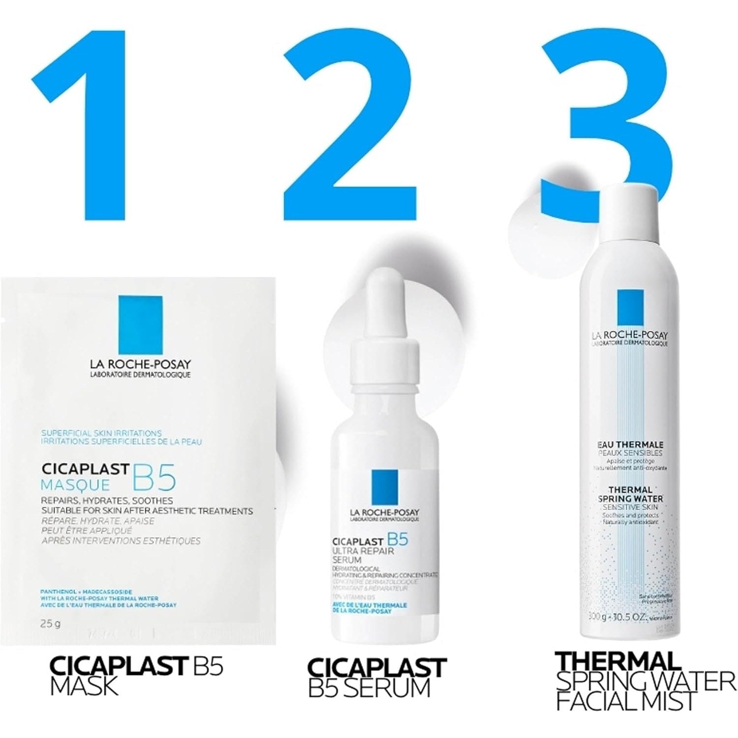 La Roche-Posay Cicaplast B5 Facial Sheet Mask 5 Pack