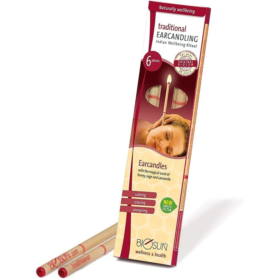 Biosun Ear Candles Traditional Wellbeing Ritual 3 Pairs BIOSUN EARCANDLE