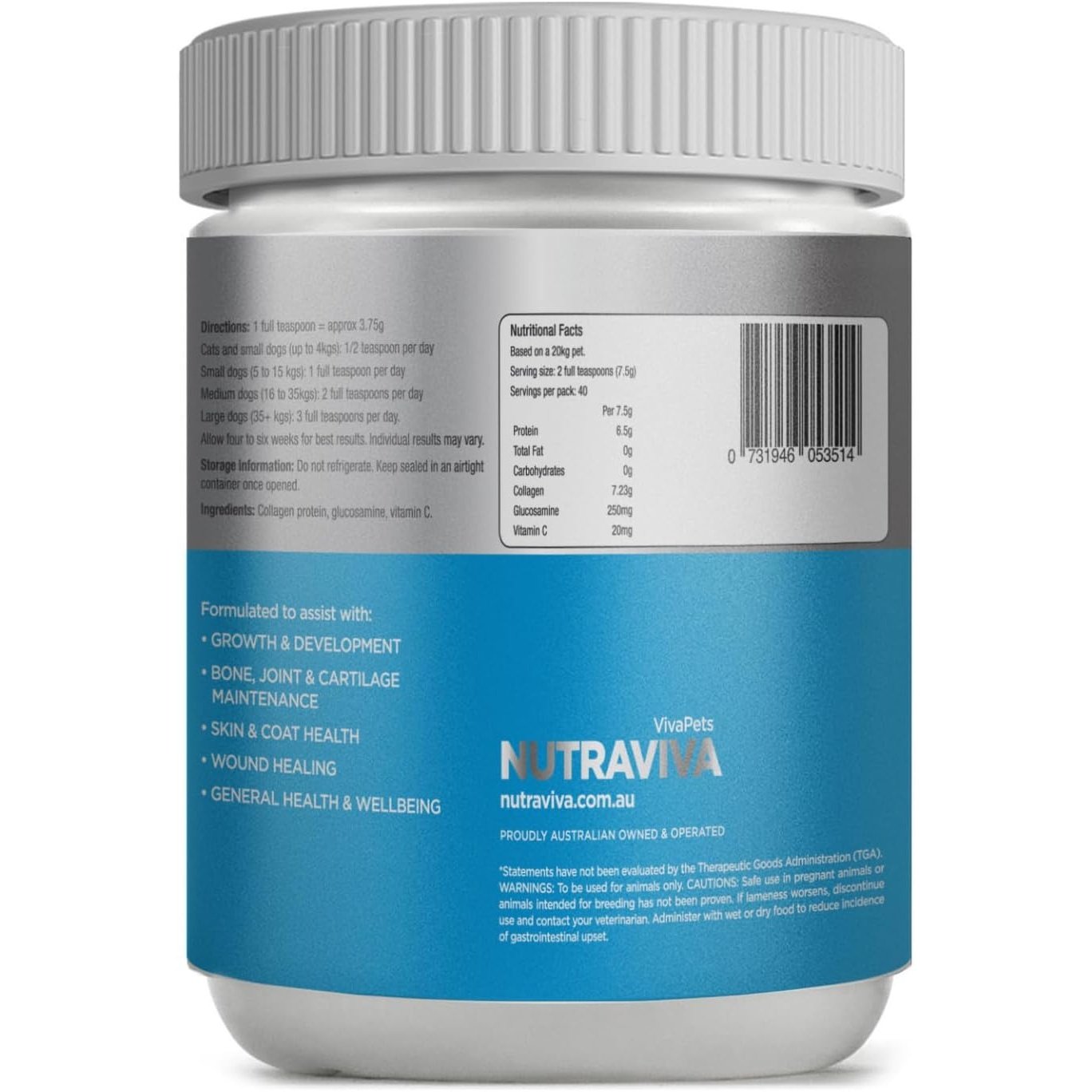 Nutraviva Pet VivaPet Pet Health Formula 300g - Cutprice Online