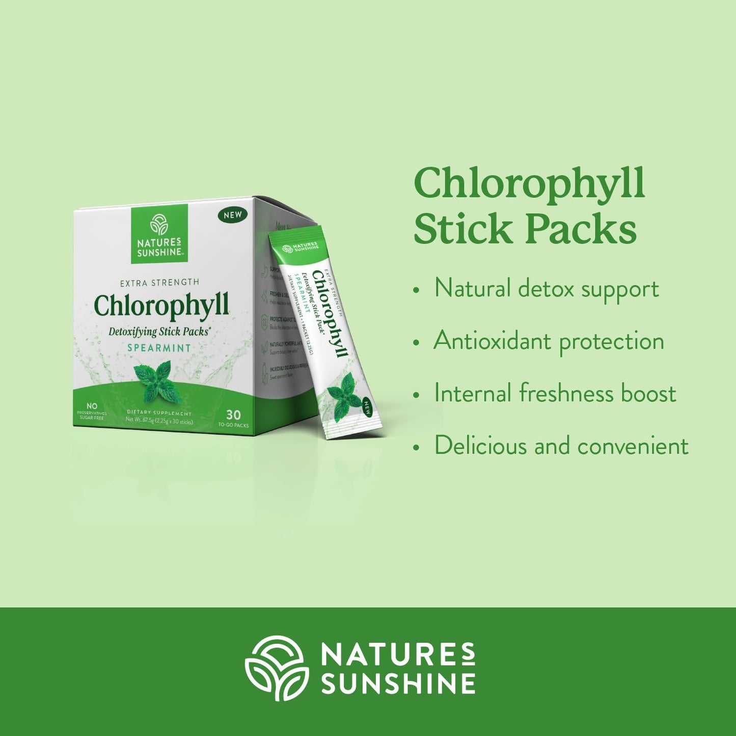 Nature's Sunshine Chlorophyll Detoxifying Sticks 30s - Cutprice Online