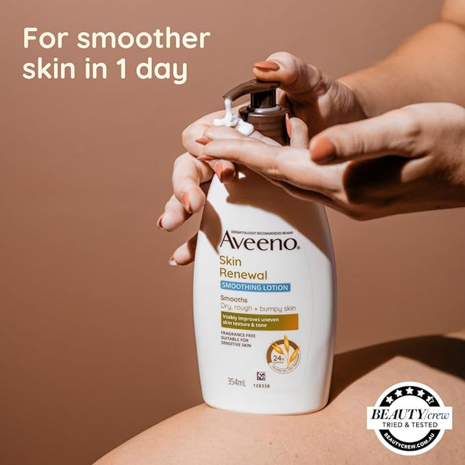 Aveeno Skin Renewal Smoothing Fragrance Free Body Lotion 354ml - Cutprice Online