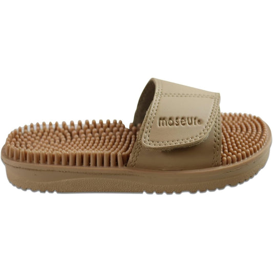 Maseur Invigorating Massage Sandal Beige Size 9