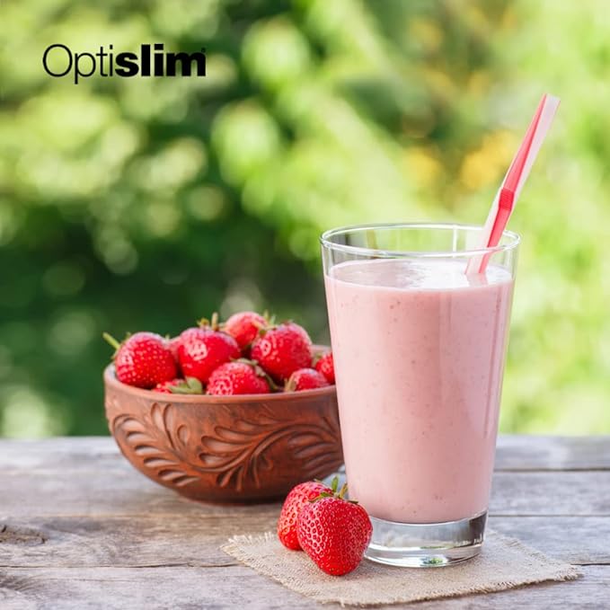Optislim VLCD Meal Replacement Shake Strawberry 21x43g Sachets - Cutprice Online