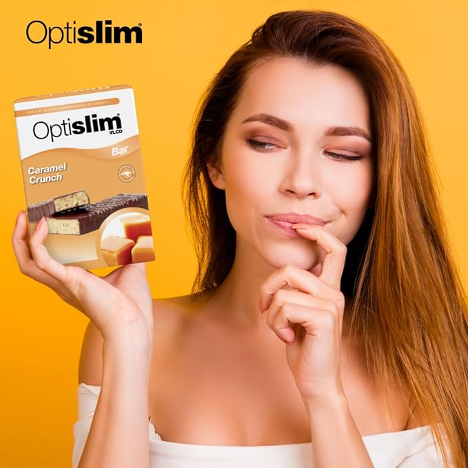 OPTISLIM VLCD Caramel Crunch Bar 5 x 60g - Cutprice Online