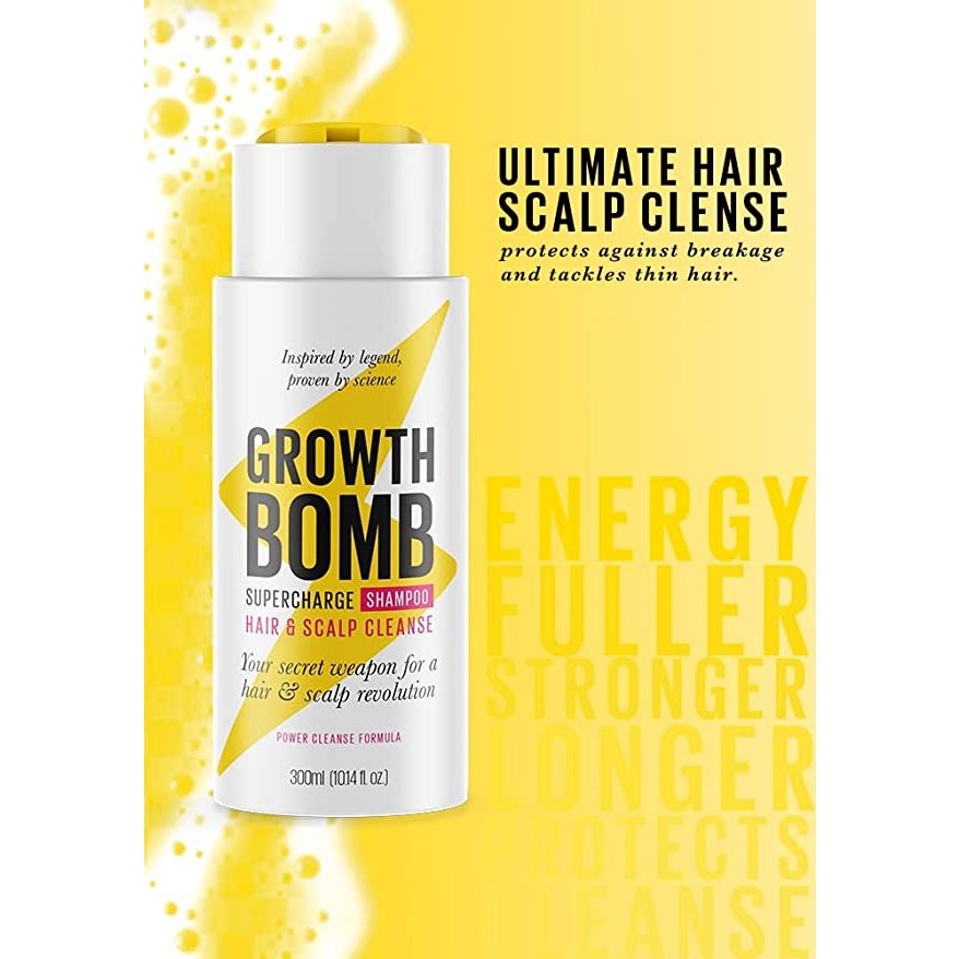 Growth Bomb Shampoo 300ml - Cutprice Online