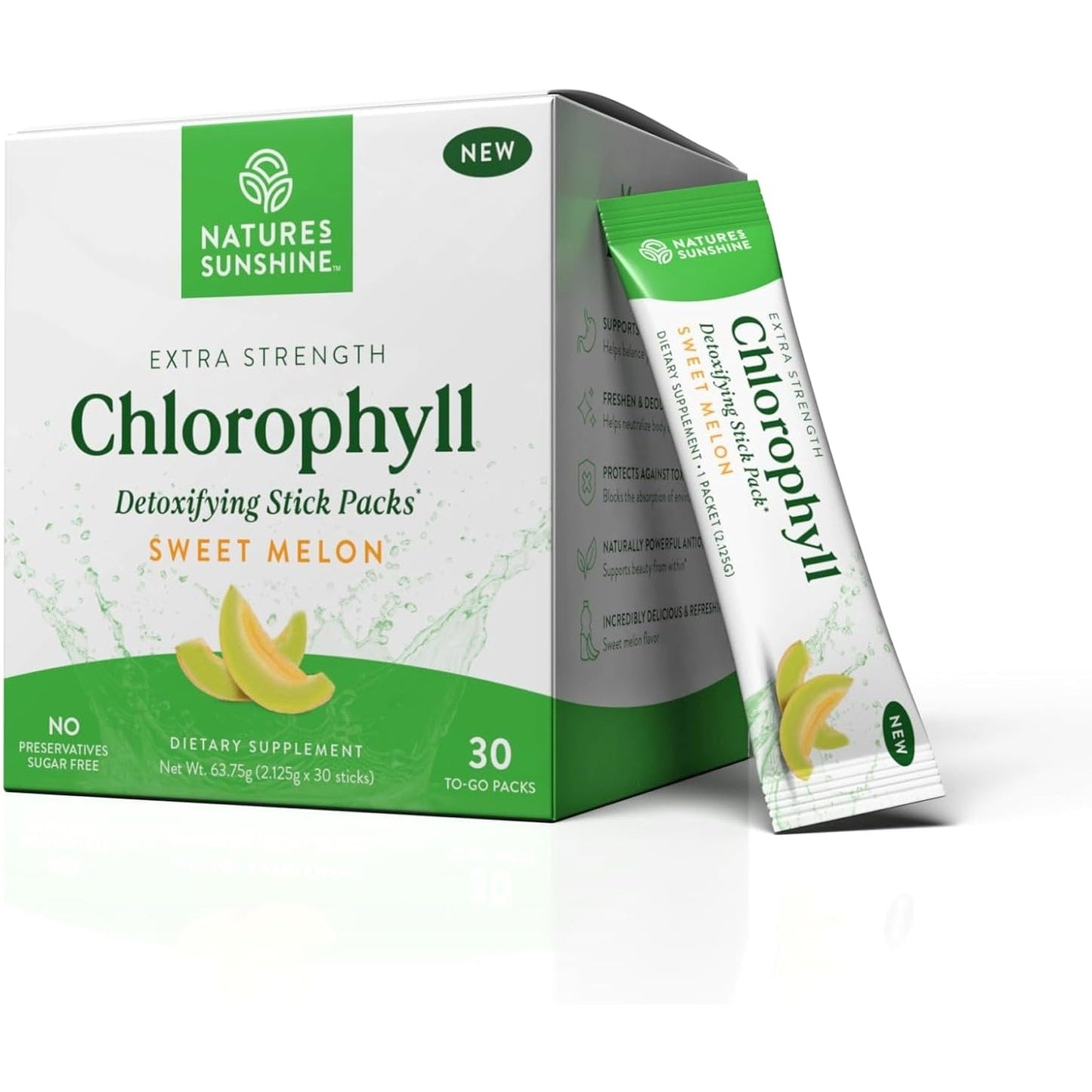 Nature's Sunshine Chlorophyll Detoxifying Melon 30s - Cutprice Online