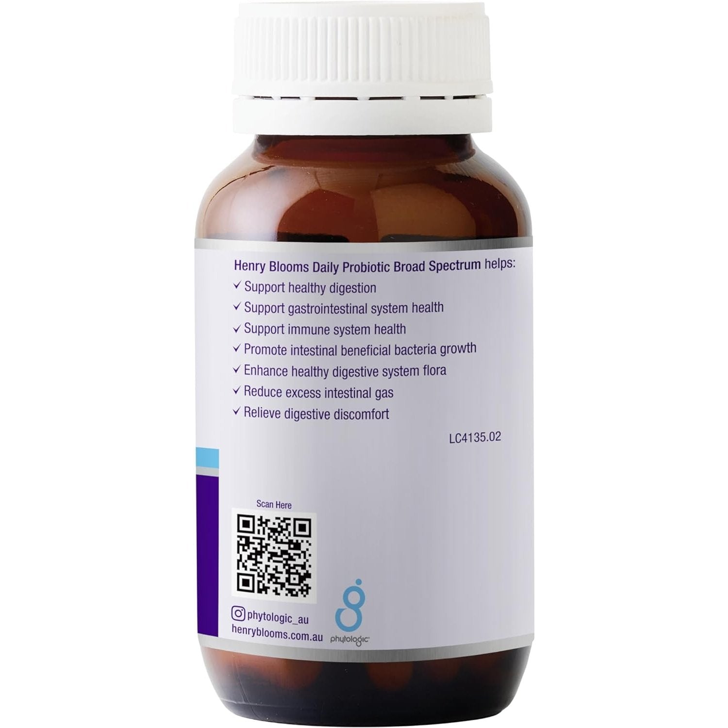 Henry Blooms Daily Probiotic Broad Spectrum 60c - Cutprice Online