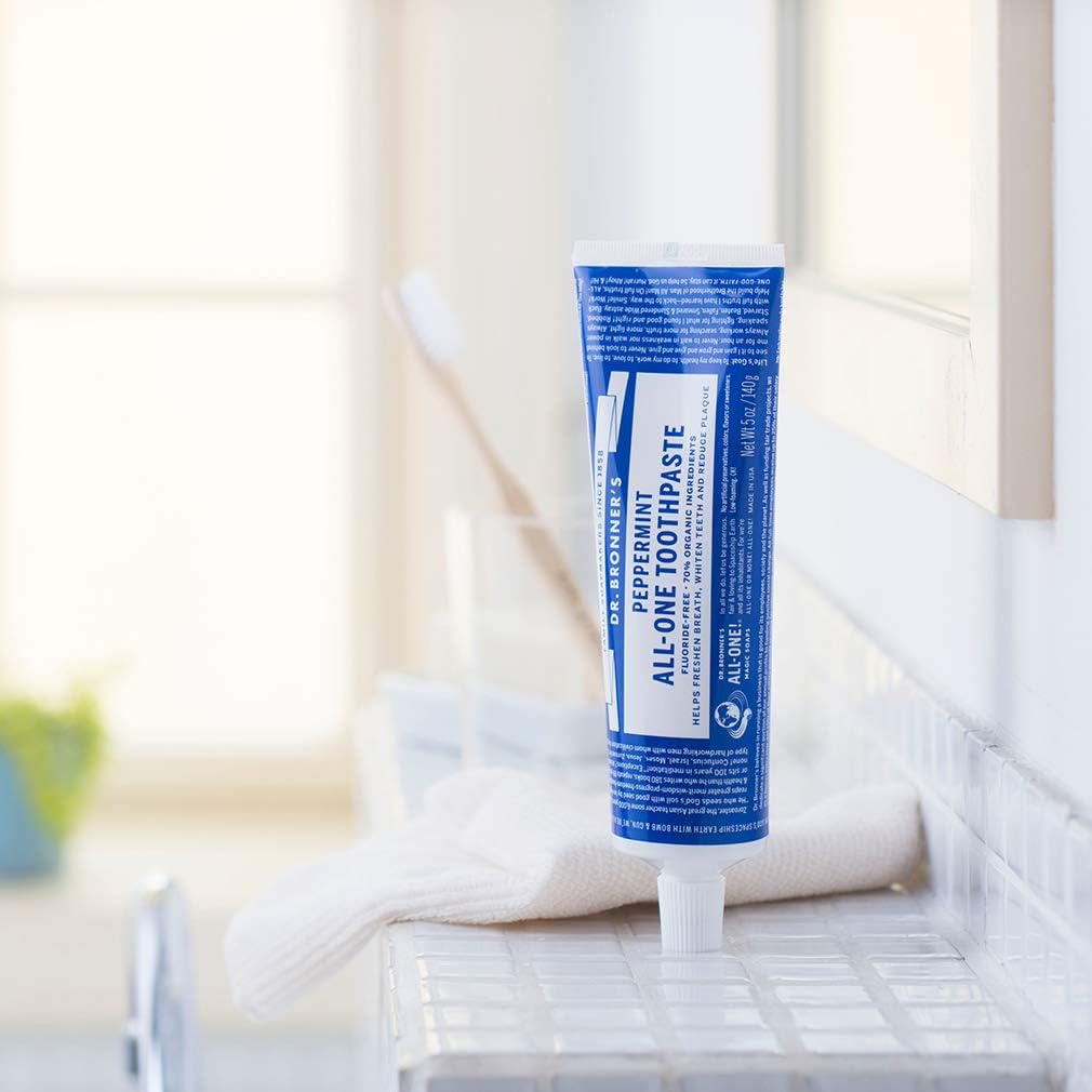 Dr. Bronner's Toothpaste (All-One) Peppermint 140g - Cutprice Online