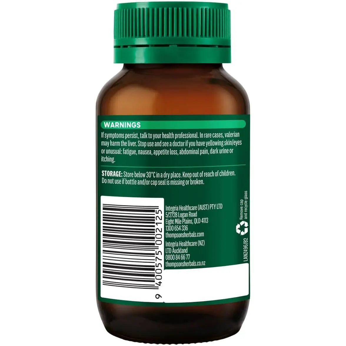 Thompsons One-A-Day Valerian 2000mg 60 Capsules THOMPSON’S