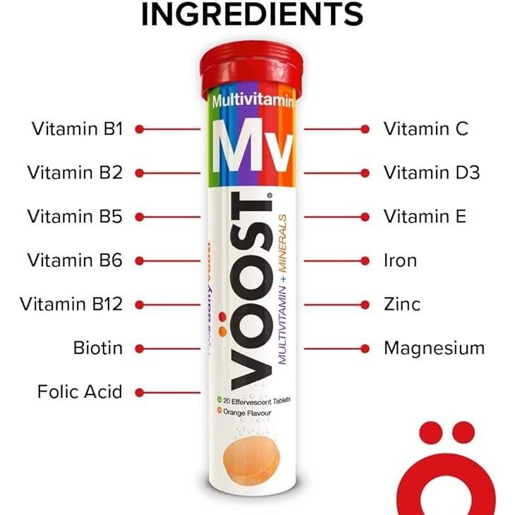 Voost Effervescent Multivitamin 40 Pack - Cutprice Online