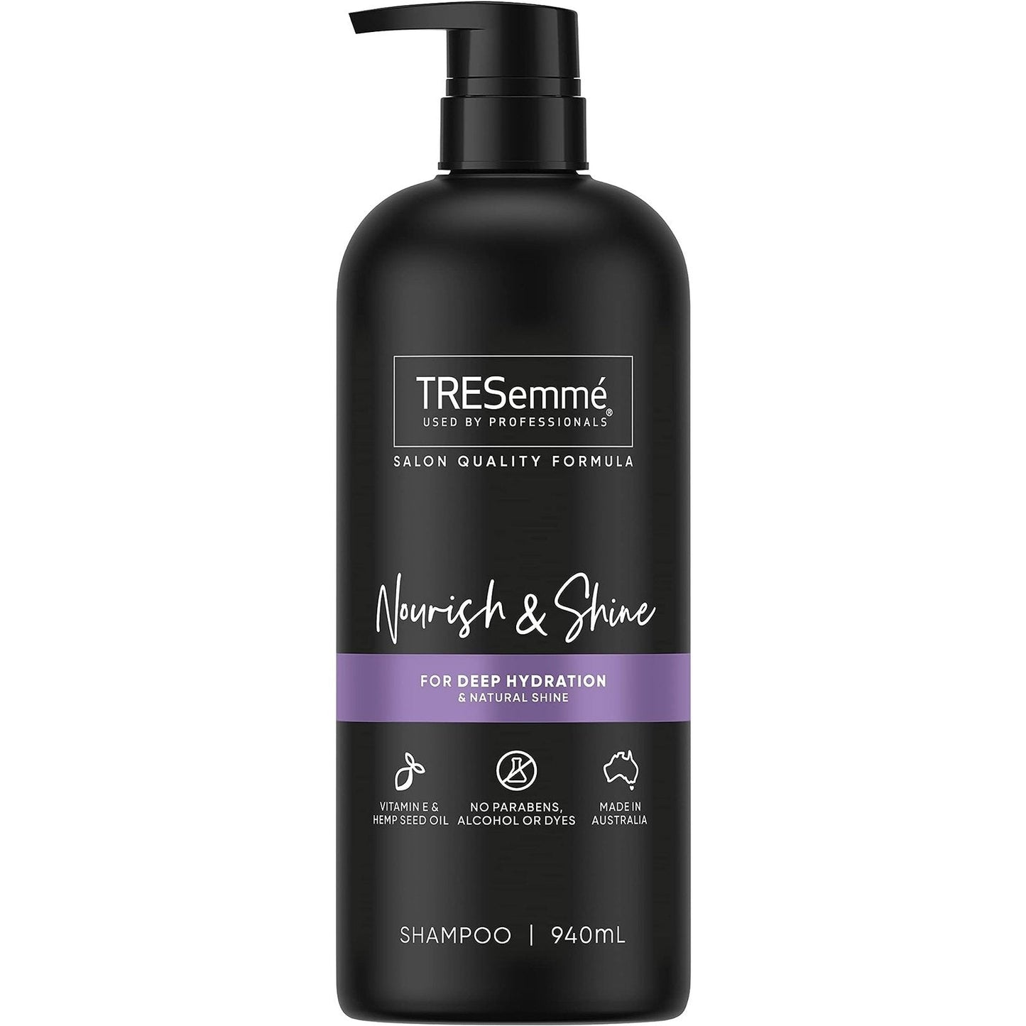 Tresemme Nourish & Shine Shampoo With Vitamin E & Hemp Seed Oil 940ml - Cutprice Online
