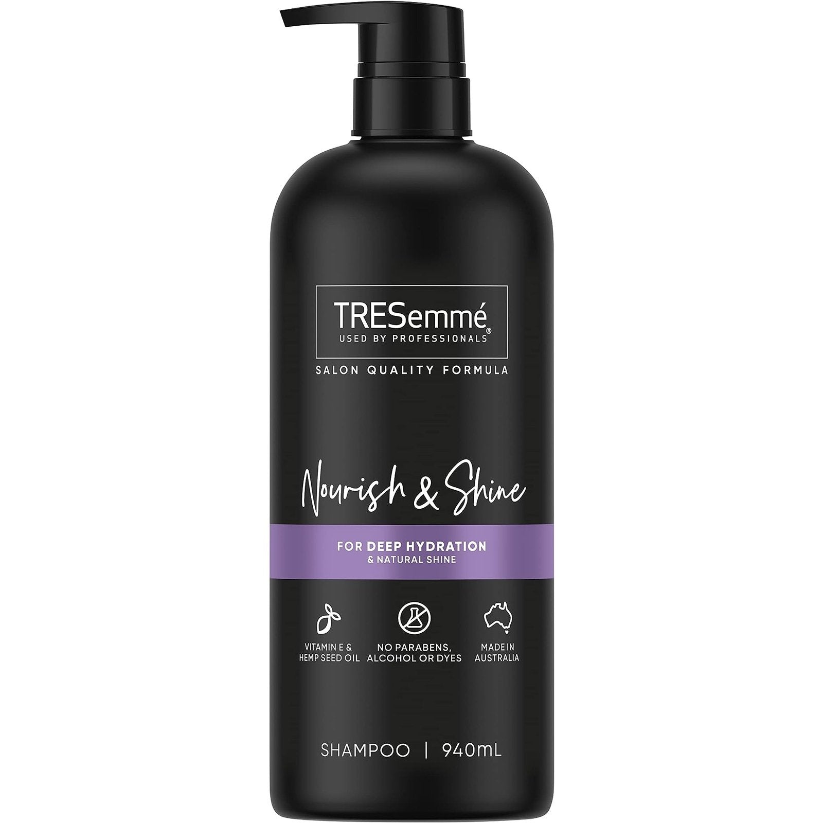 Tresemme Nourish & Shine Shampoo With Vitamin E & Hemp Seed Oil 940ml - Cutprice Online