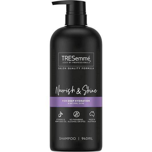 Tresemme Nourish & Shine Shampoo With Vitamin E & Hemp Seed Oil 940ml - Cutprice Online