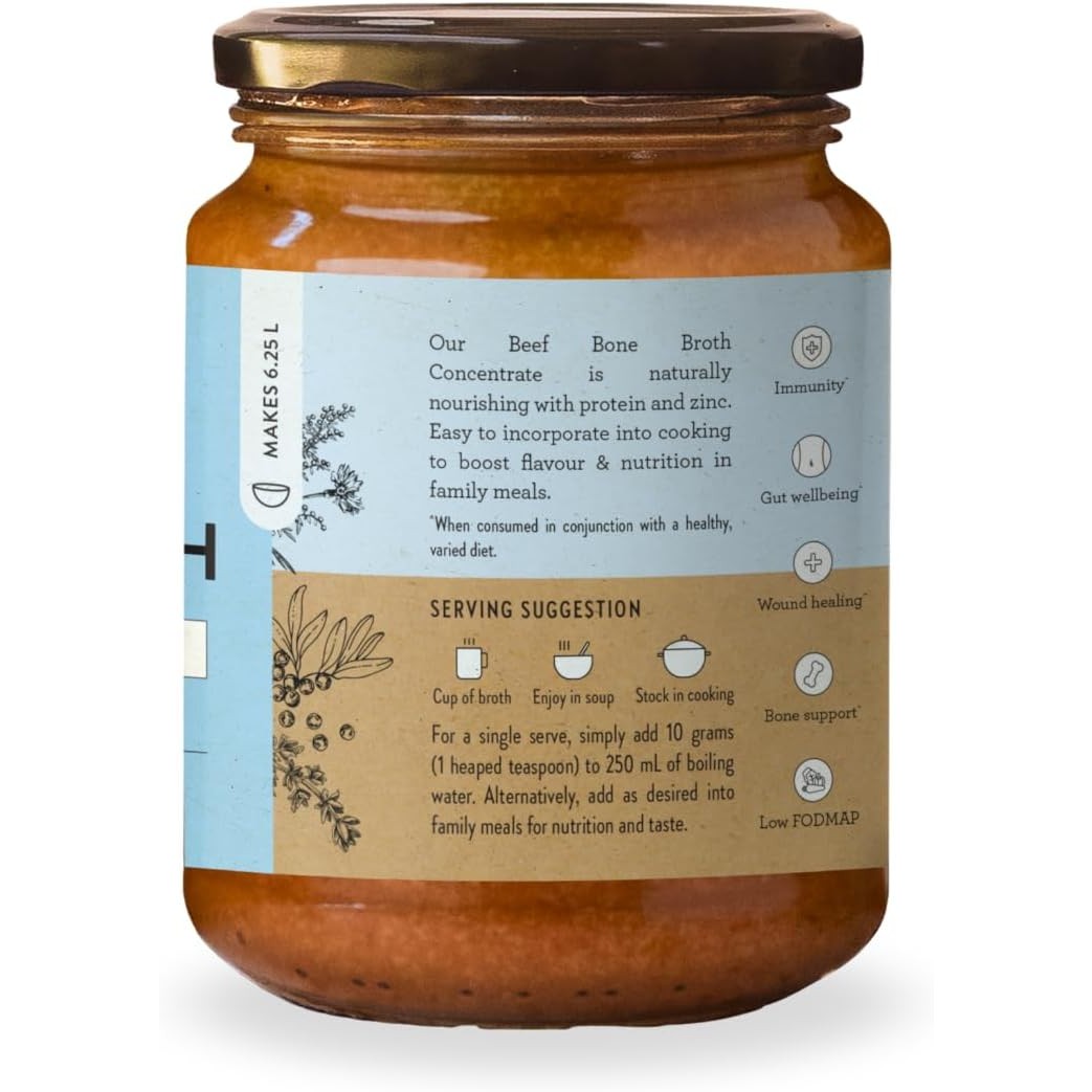 Nutra Organics Bone Broth Beef Concentrate Natural Beef 250g - Cutprice Online