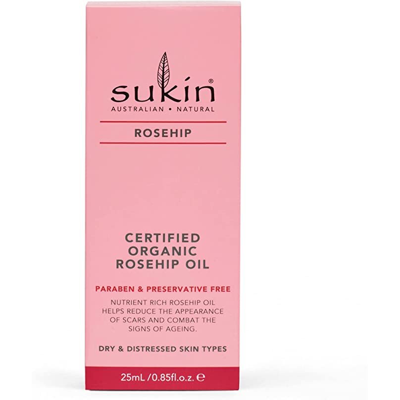 Sukin Certified Organic Rose Hip Oil 25ml - Cutprice Online