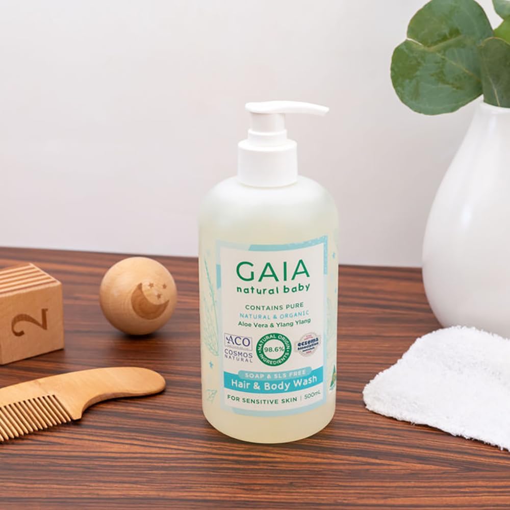 GAIA Natural Baby Hair & Body Wash 500ml - Cutprice Online