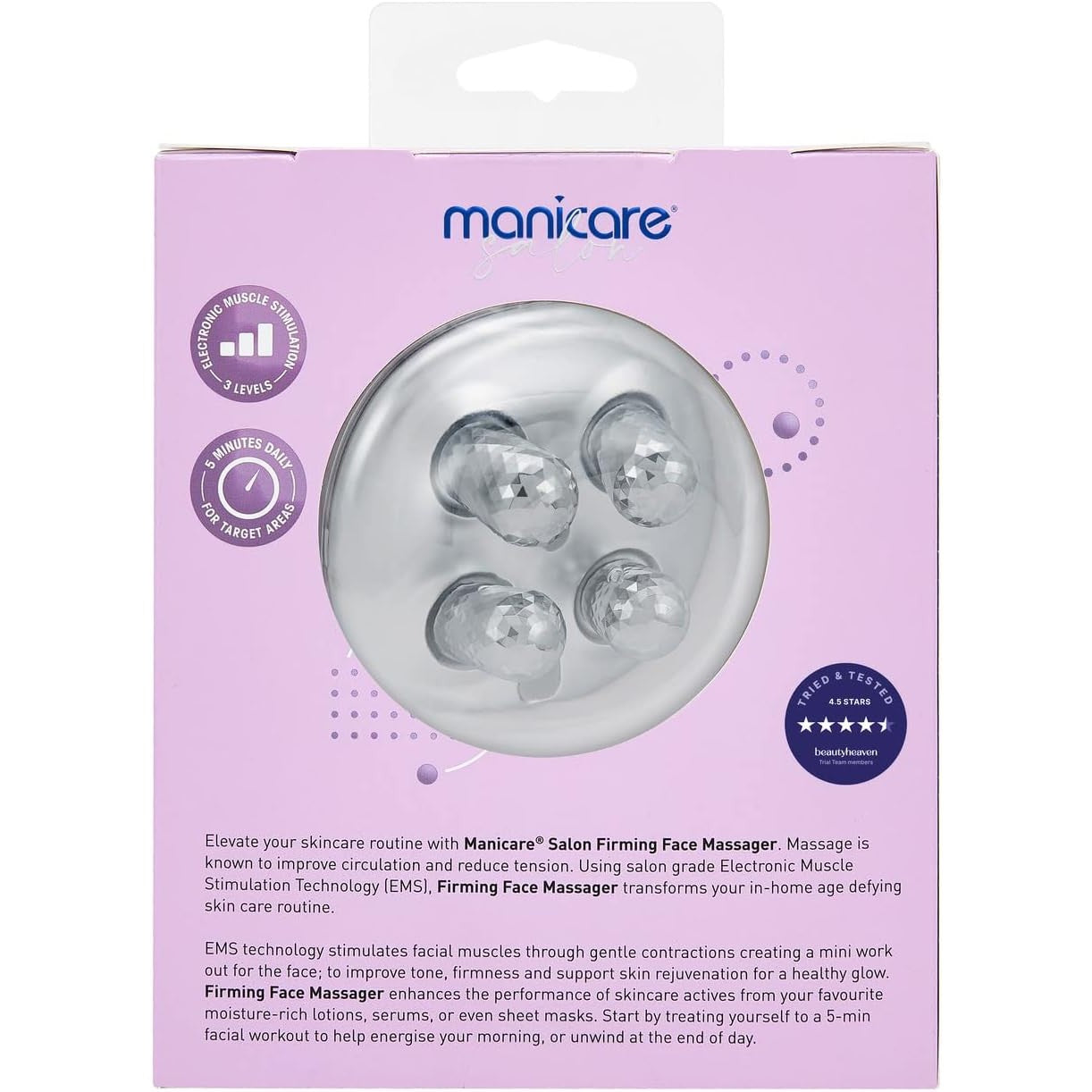 Manicare Nova Fit Face Massager 1pk