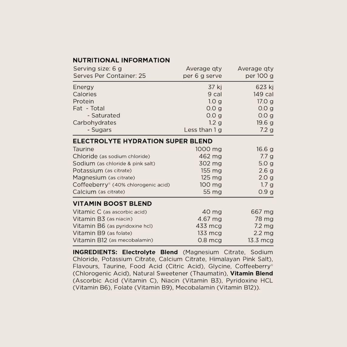 Switch Nutrition Hydrate Electrolytes No Added Sugar Assorted Flavours 20x6g Switch Nutrition