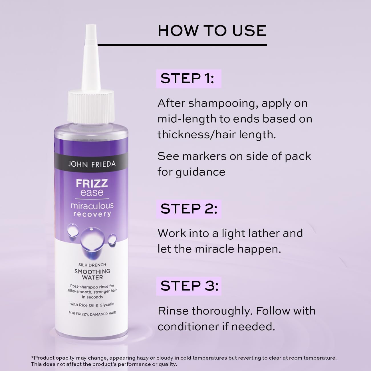 John Frieda Silk Drench Smoothing Water 200ml