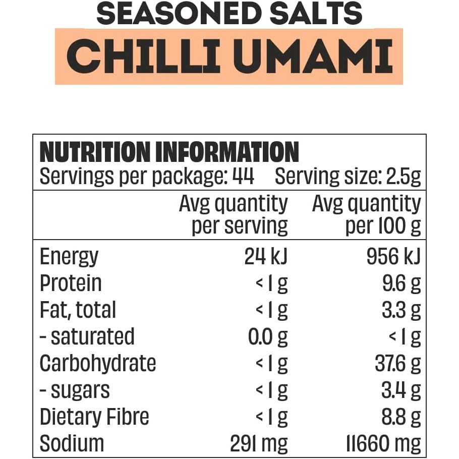 Mingle Chilli Umami Seasoned Salts 110g - Cutprice Online