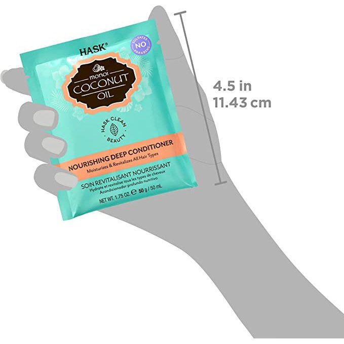 HASK COCONUT OIL SACHET 50G - Cutprice Online