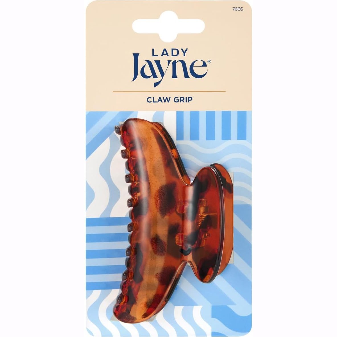 Lady Jayne Hair Claw Grip Plastic Shell Folding Clips Clamps