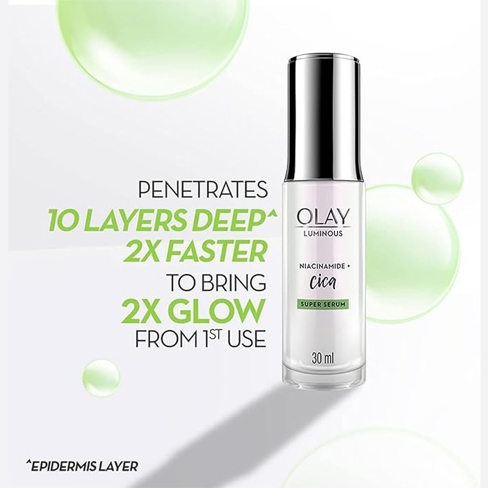 Olay luminous niacinamide + cica super serum 30ml - Cutprice Online