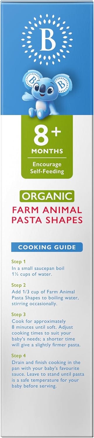 Bellamy's Organic Farm Animal Pasta Shapes, 8+ Months 150g