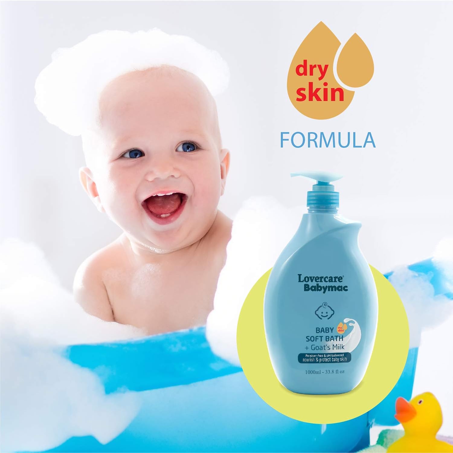 Lovercare Babymac Goat's Milk Baby Soft Bath 1 L