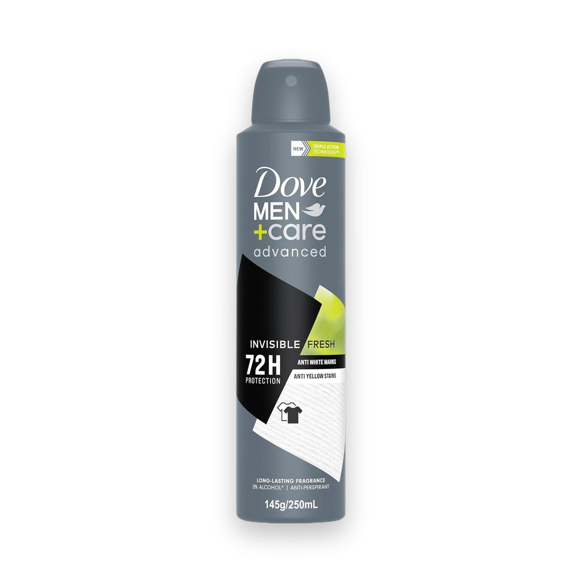 Dove Men+ Care Advanced Invisible Fresh 72h Antiperspirant Aerosol 250 mL