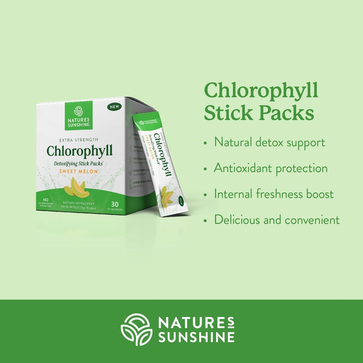 Nature's Sunshine Chlorophyll Detoxifying Melon 30s - Cutprice Online